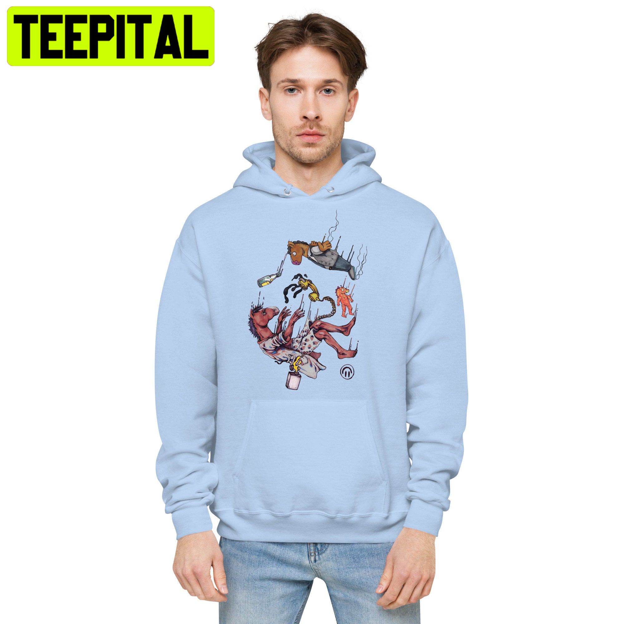 Bojack Horseman Flying Trending Unisex Shirt Bojack Horseman Flying Trending Unisex Shirt