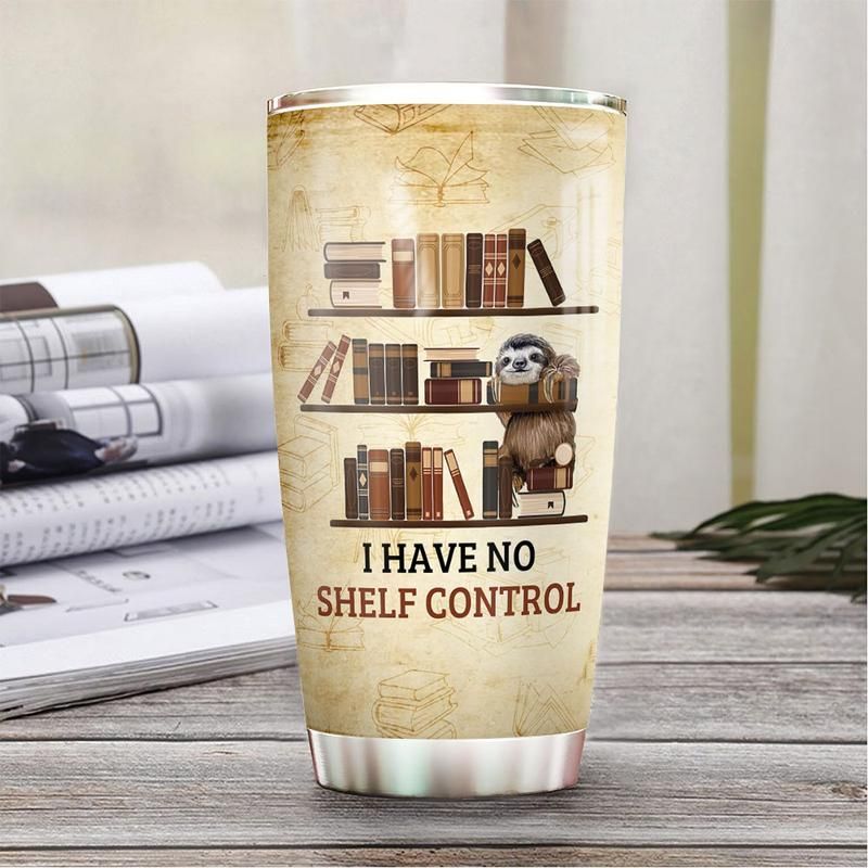 Bookaholic Sloth Stainless Steel Cup Bookaholic Sloth Stainless Steel Cup