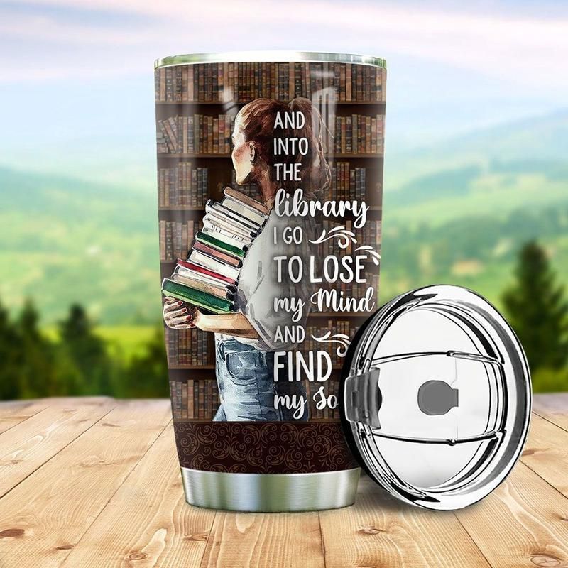 Books Library Stainless Steel Cup Books Library Stainless Steel Cup