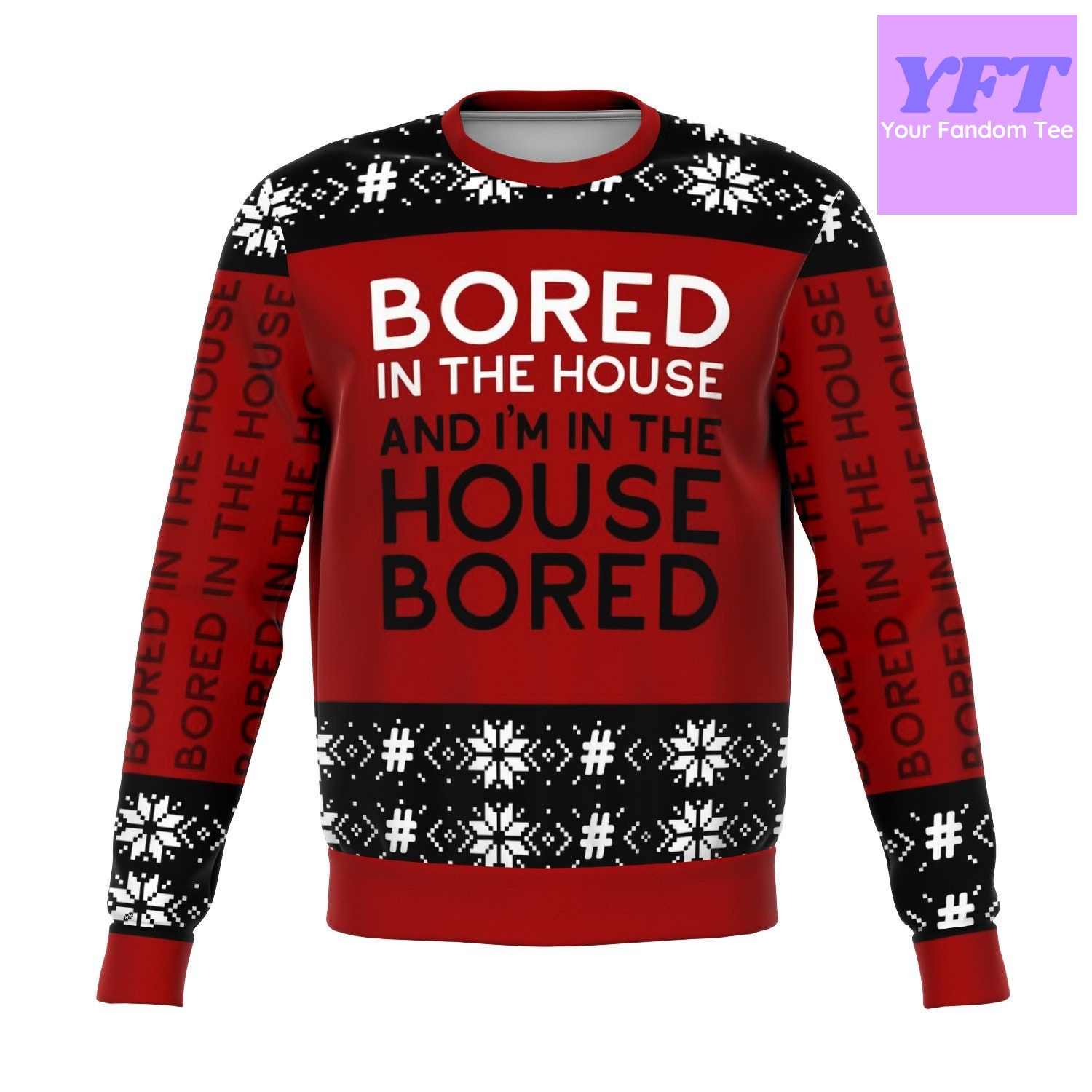 Bored In The House Meme 2022 Design 3d Ugly Christmas Sweater Bored In The House Meme 2022 Design 3d Ugly Christmas Sweater