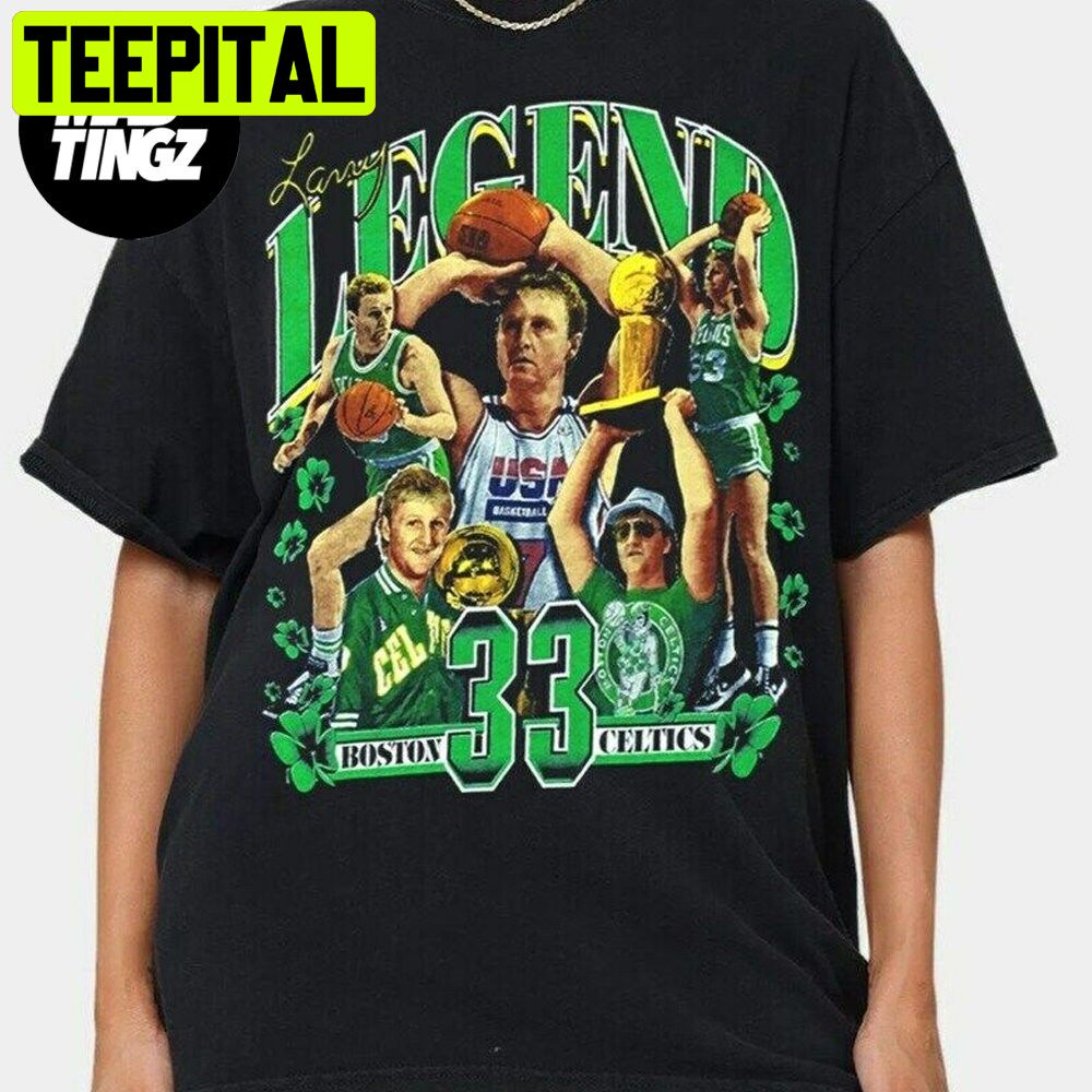 Boston Celtics Larry Bird Vintage Nba Trending Unisex Shirt Boston Celtics Larry Bird Vintage Nba Trending Unisex Shirt
