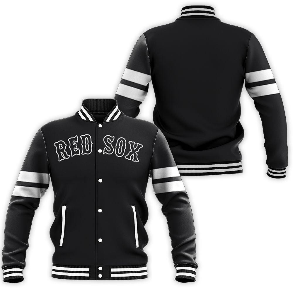 Boston Red Sox Black 2019 Jersey Inspired Style Baseball Jacket Boston Red Sox Black 2019 Jersey Inspired Style Baseball Jacket