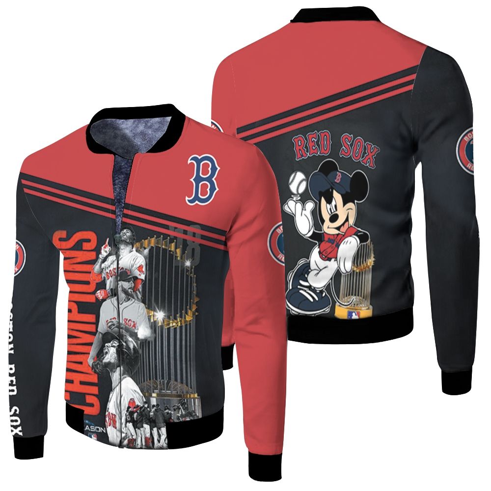 Boston Red Sox Champions Fleece Bomber Jacket Boston Red Sox Champions Fleece Bomber Jacket
