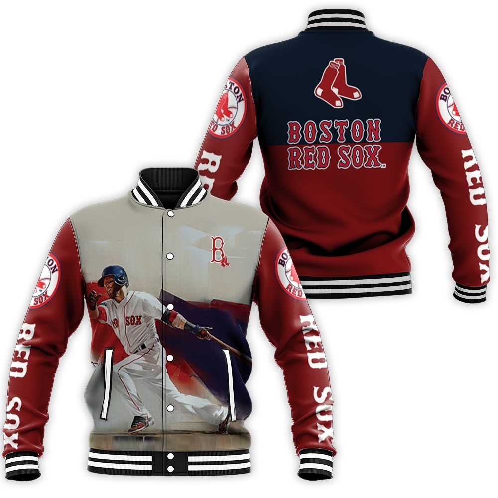 Boston Red Sox Dustin Pedroia 15 Legend Baseball Jacket Boston Red Sox Dustin Pedroia 15 Legend Baseball Jacket