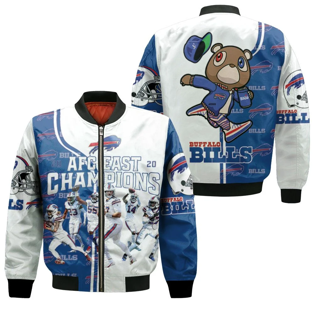 Buffalo Bills Afc East 2020 Champions Bomber Jacket Buffalo Bills Afc East 2020 Champions Bomber Jacket