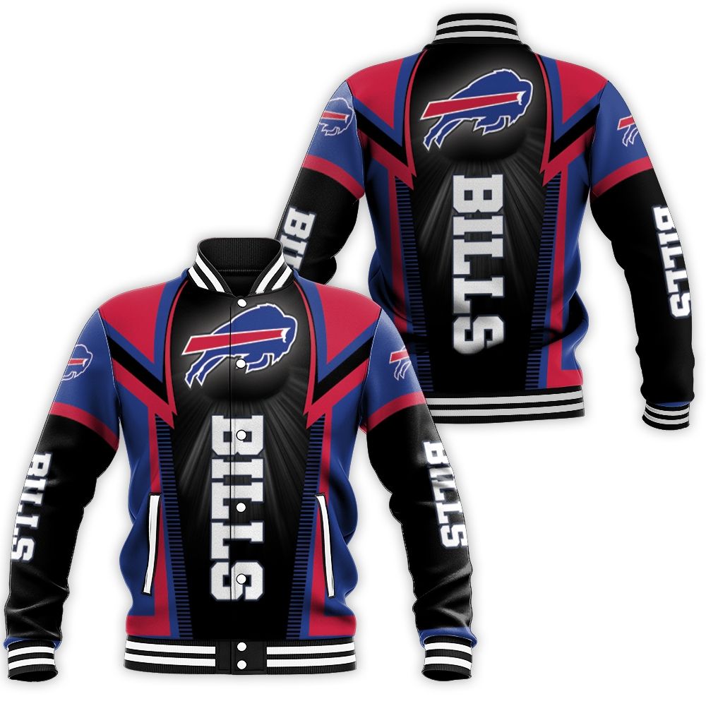 Buffalo Bills For Fans Baseball Jacket Buffalo Bills For Fans Baseball Jacket
