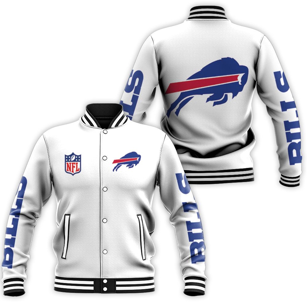 Buffalo Bills Nfl Bomber Jacket 3d Baseball Jacket Buffalo Bills Nfl Bomber Jacket 3d Baseball Jacket