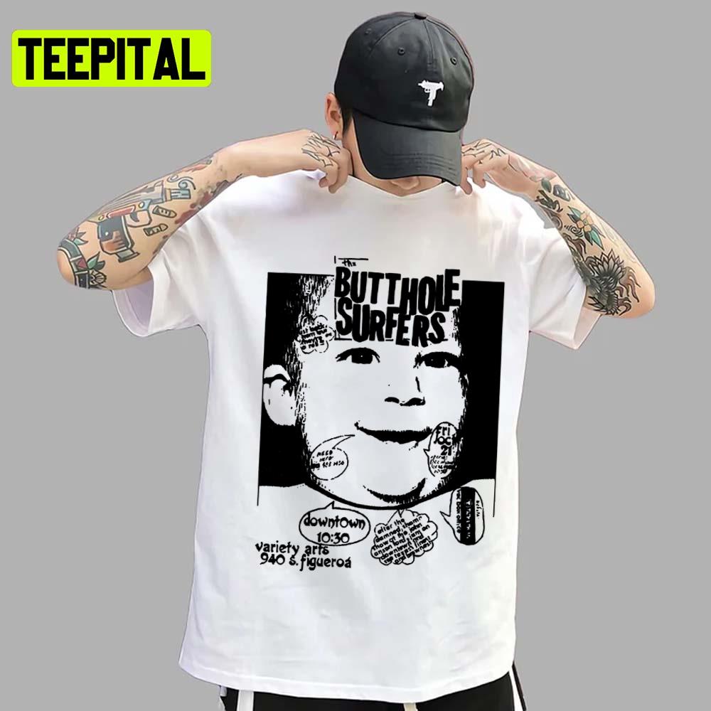 Buttehole Surfers Nlack Art Unisex T-Shirt Buttehole Surfers Nlack Art Unisex T-Shirt