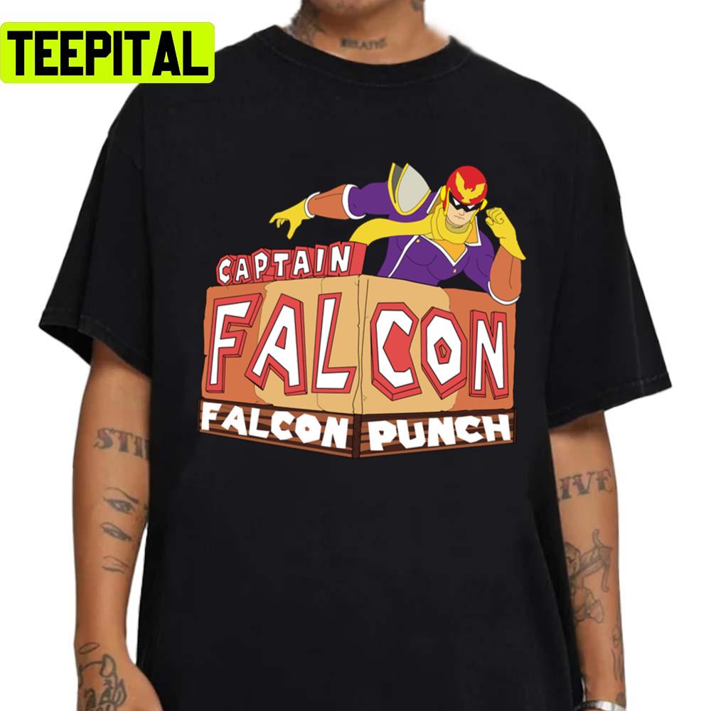 Captain Falcon Falcon Punch Fun Game Art Unisex Sweatshirt Captain Falcon Falcon Punch Fun Game Art Unisex Sweatshirt