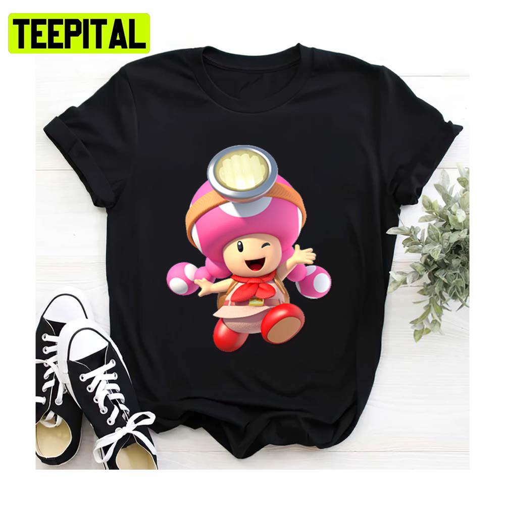 Captain Toadette Fun Game Art Unisex Sweatshirt Captain Toadette Fun Game Art Unisex Sweatshirt