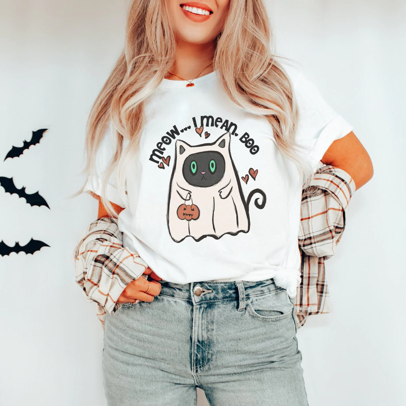 Cat Cool Spirit Boho Motif Cottagecore Style Pumpkin Halloween Unisex Sweatshirt Cat Cool Spirit Boho Motif Cottagecore Style Pumpkin Halloween Unisex Sweatshirt