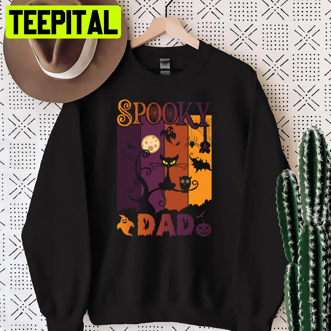 Cat Dad Spooky Dad Halloween Shirt Cat Dad Spooky Dad Halloween Shirt