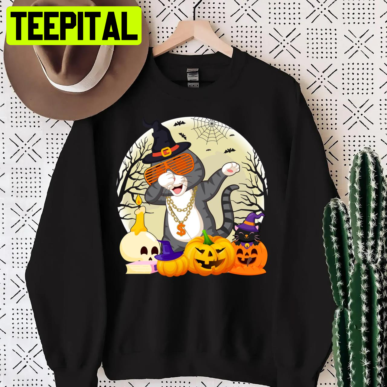Cat Dad Three Pumkins Halloween Shirt Cat Dad Three Pumkins Halloween Shirt