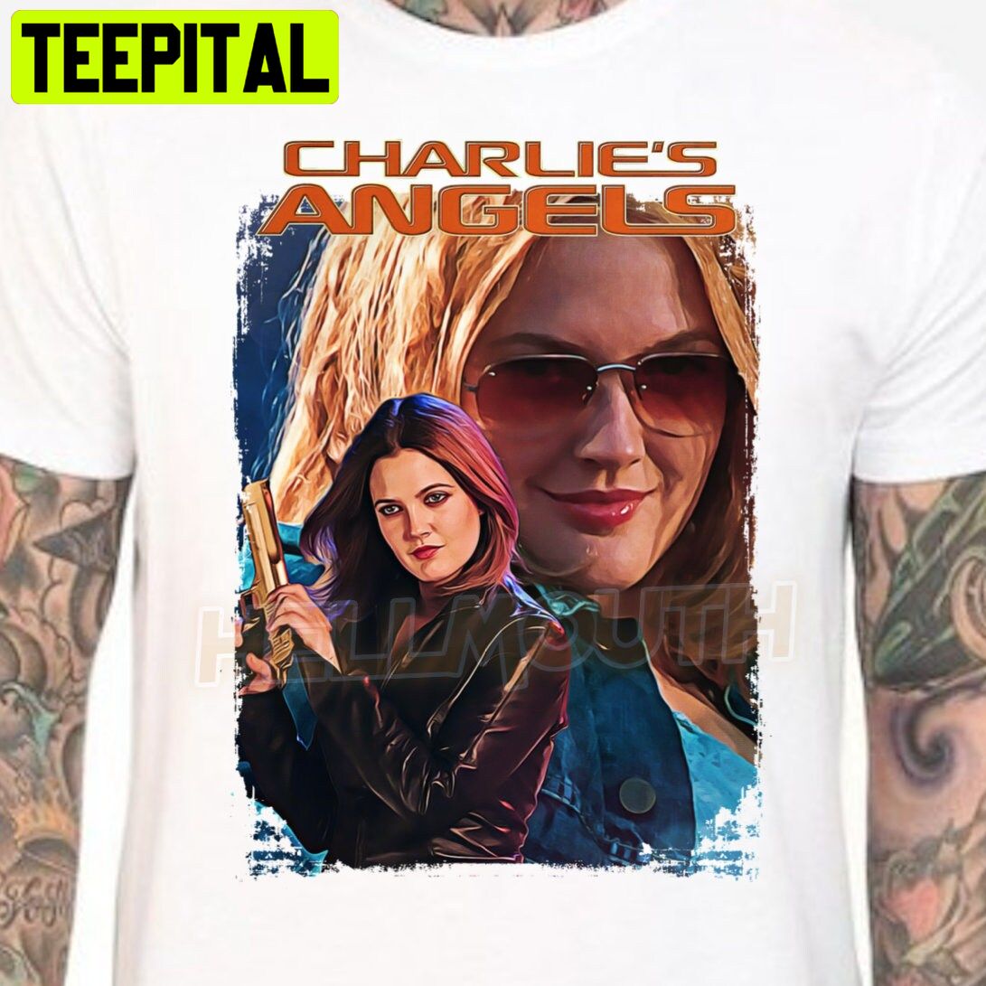 Charlie’s Angels Drew Barrymore As Dylan Halloween Trending Unsiex T-Shirt Charlie’s Angels Drew Barrymore As Dylan Halloween Trending Unsiex T-Shirt