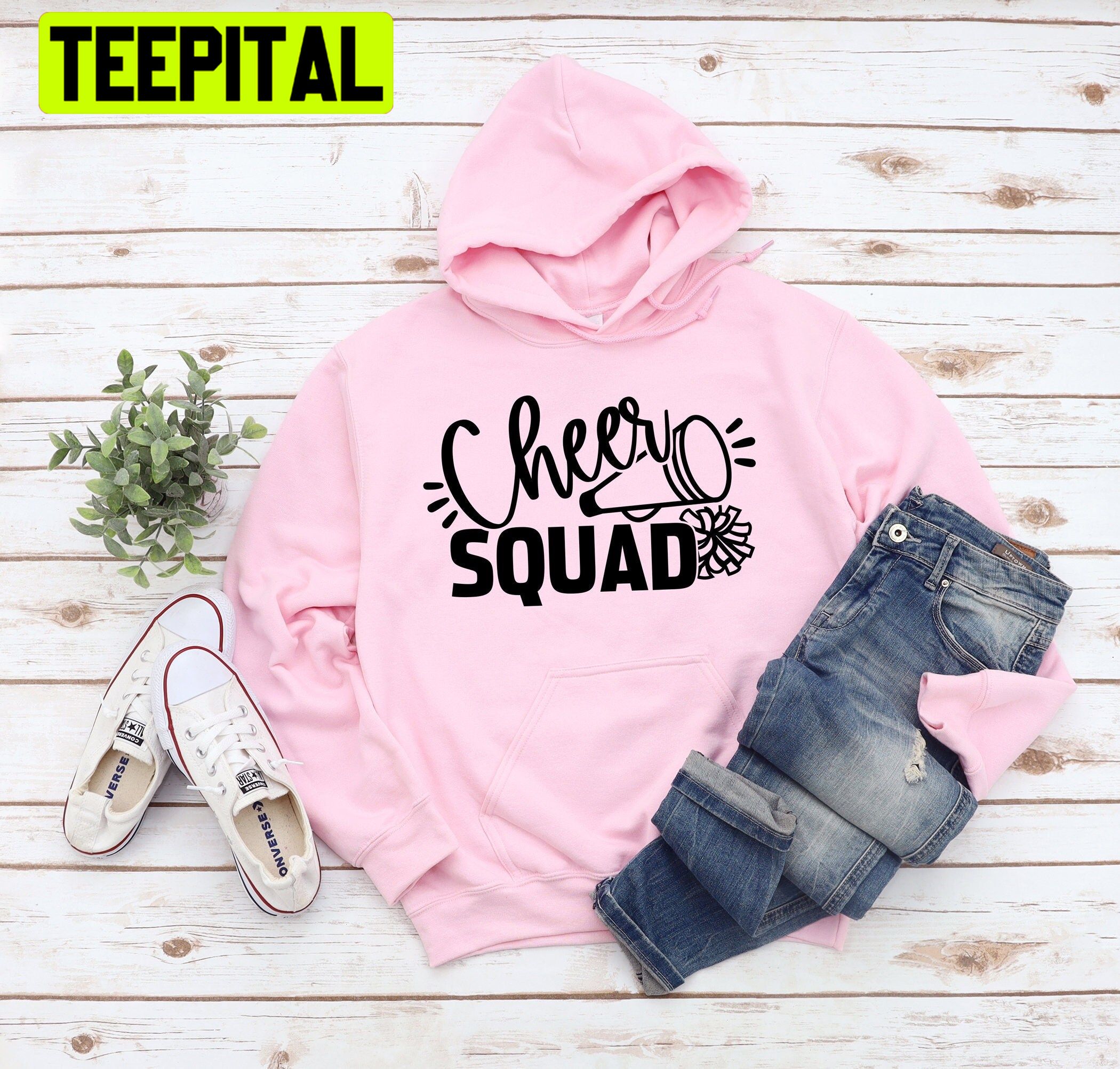 Cheer Mom Squad Trending Unisex Hoodie Cheer Mom Squad Trending Unisex Hoodie
