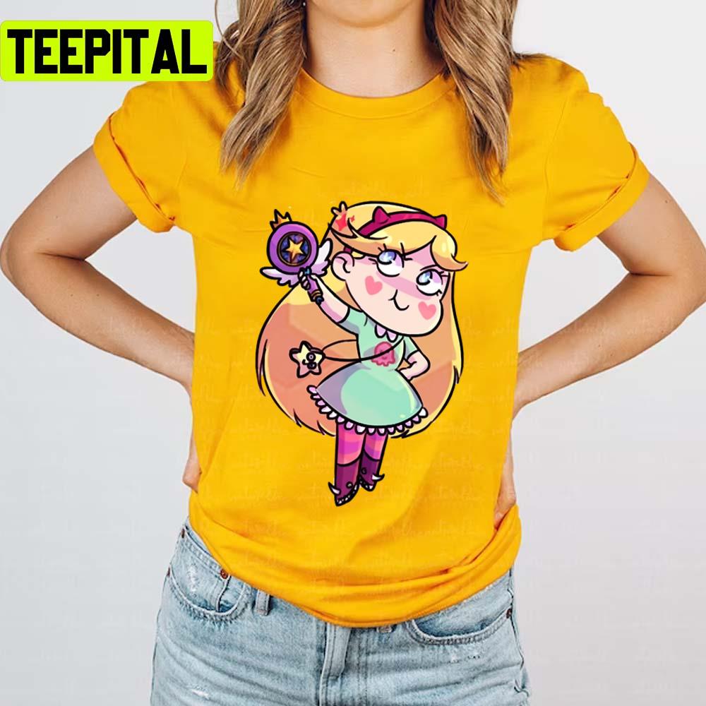 Chibi Art Theo Graphic Star Vs The Forces Of Evil Unisex T-Shirt Chibi Art Theo Graphic Star Vs The Forces Of Evil Unisex T-Shirt