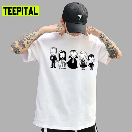 Chibi Family The Munsters Unisex T-Shirt