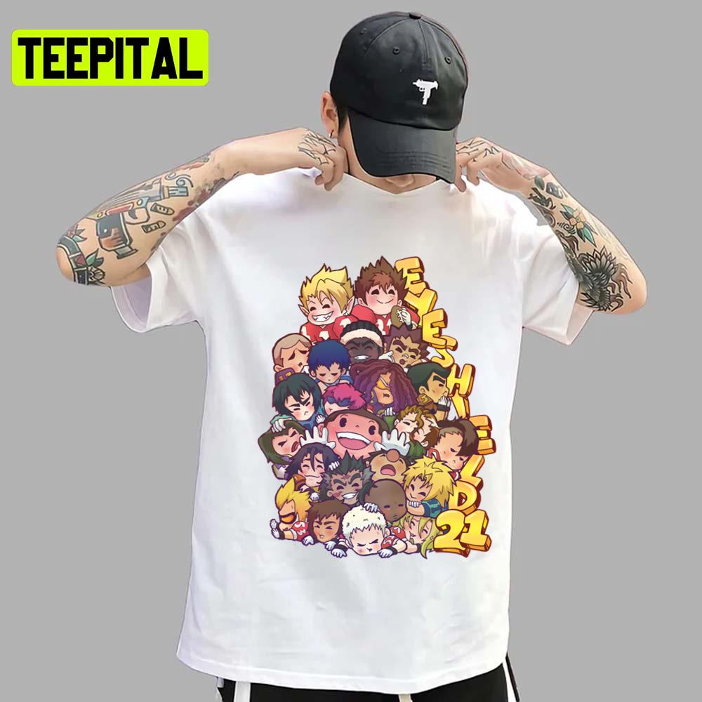 Chibi Pile Cute Eyeshield 21 Unisex T-Shirt Chibi Pile Cute Eyeshield 21 Unisex T-Shirt