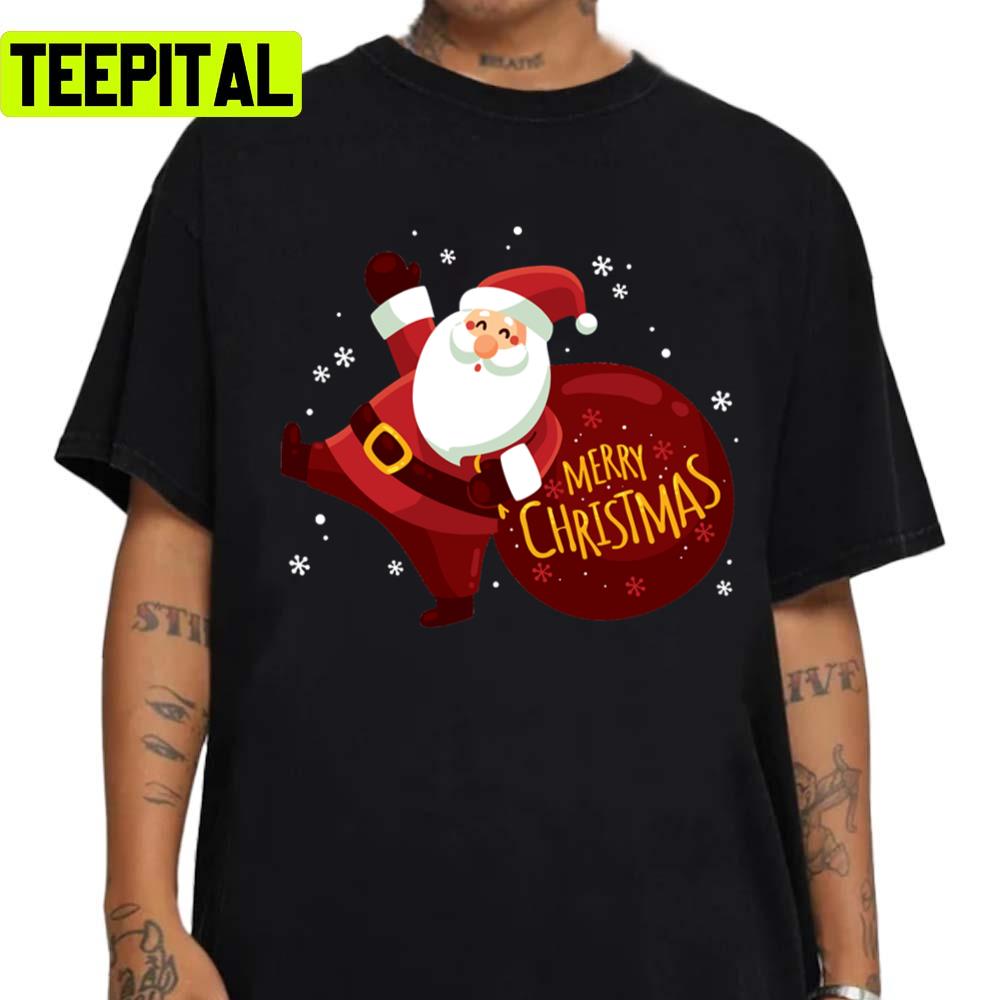 Chibi Santa With The Gifts Pack Unisex Sweatshirt Chibi Santa With The Gifts Pack Unisex Sweatshirt