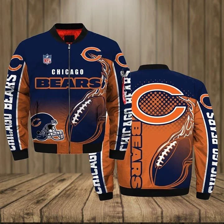 Chicago Bears Nfl 3d Bomber 3d Hoodie Sweater Tshirt Chicago Bears Nfl 3d Bomber 3d Hoodie Sweater Tshirt
