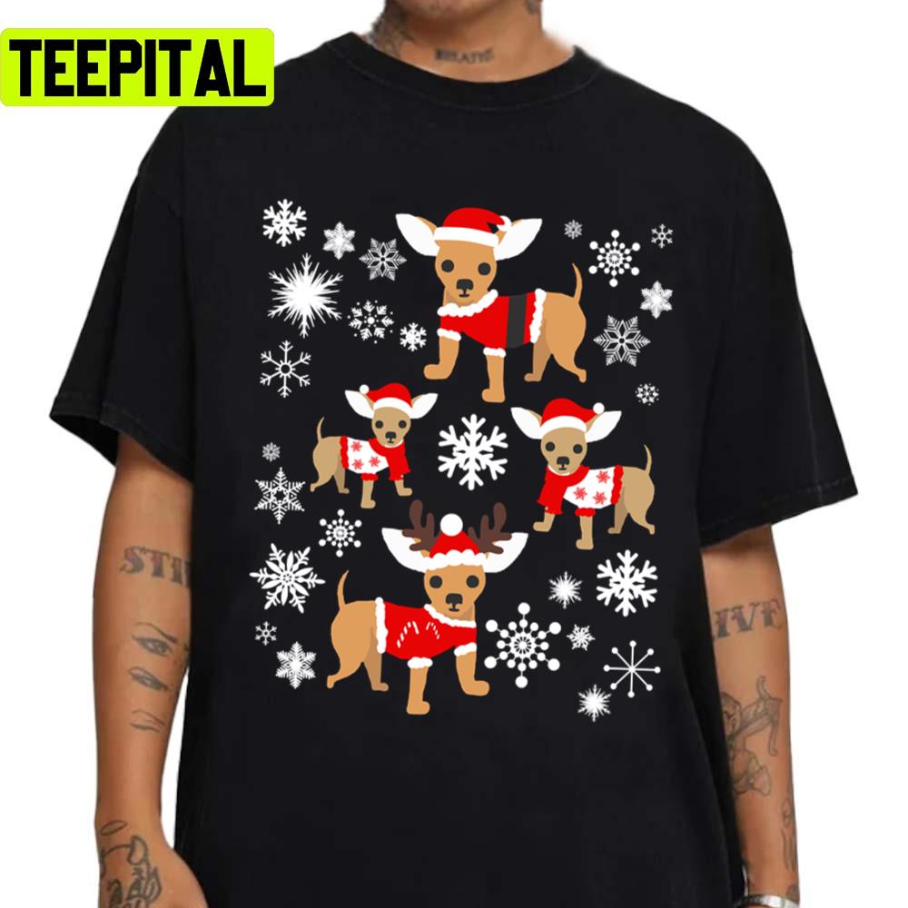 Chihuahua Cosplay Reindeer Christmas Unisex Sweatshirt Chihuahua Cosplay Reindeer Christmas Unisex Sweatshirt