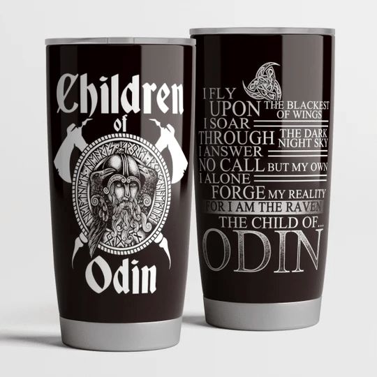 Children Of Odin Stainless Steel Cup Children Of Odin Stainless Steel Cup