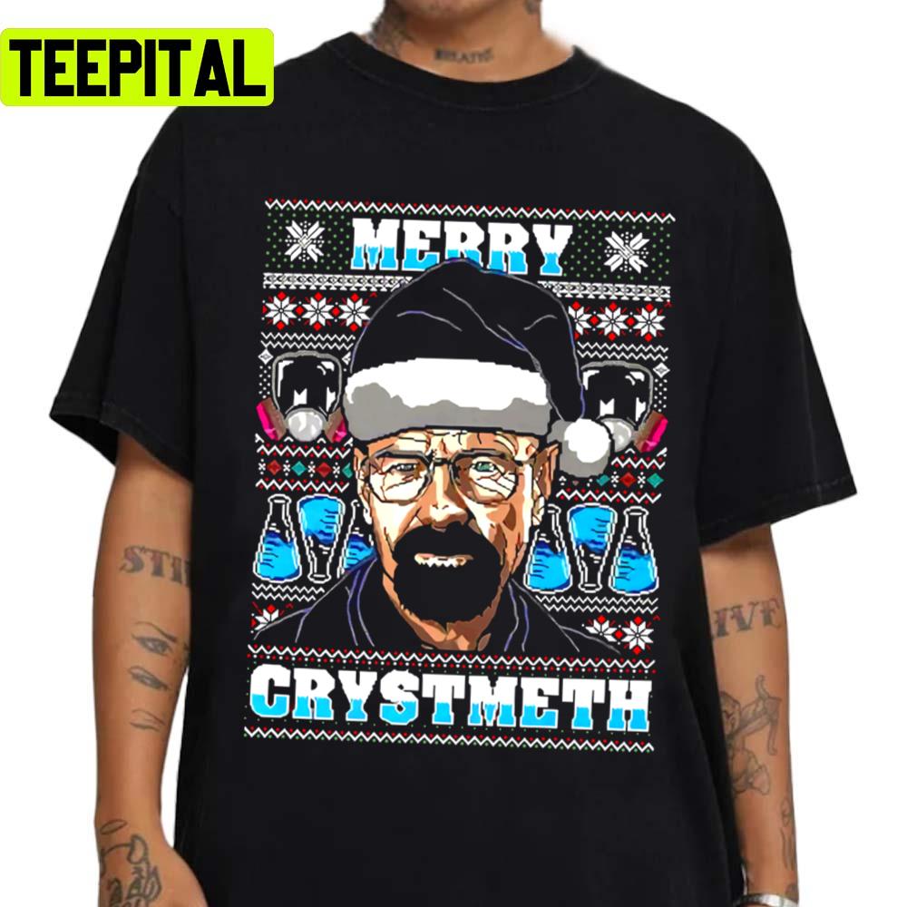 Christmas Ugly Walter White Breaking Bad Graphic Unisex Sweatshirt Christmas Ugly Walter White Breaking Bad Graphic Unisex Sweatshirt