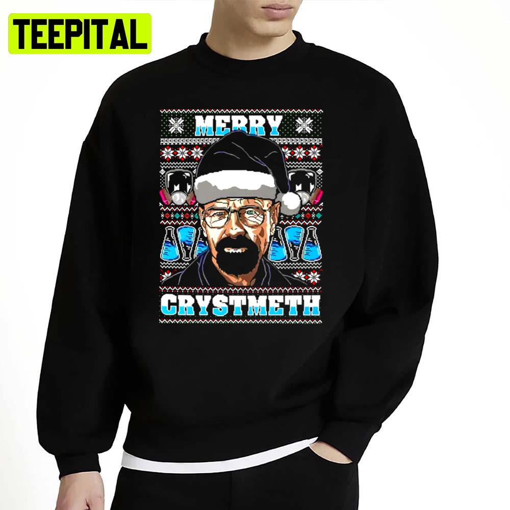 Christmas Ugly Walter White Breaking Bad Graphic Unisex Sweatshirt Christmas Ugly Walter White Breaking Bad Graphic Unisex Sweatshirt