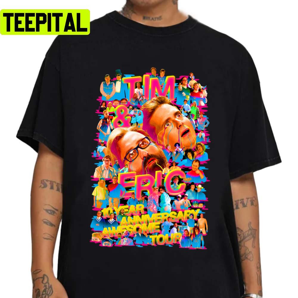 Clolorful Art Tim And Eric Retro Tv Show Unisex Sweatshirt Clolorful Art Tim And Eric Retro Tv Show Unisex Sweatshirt