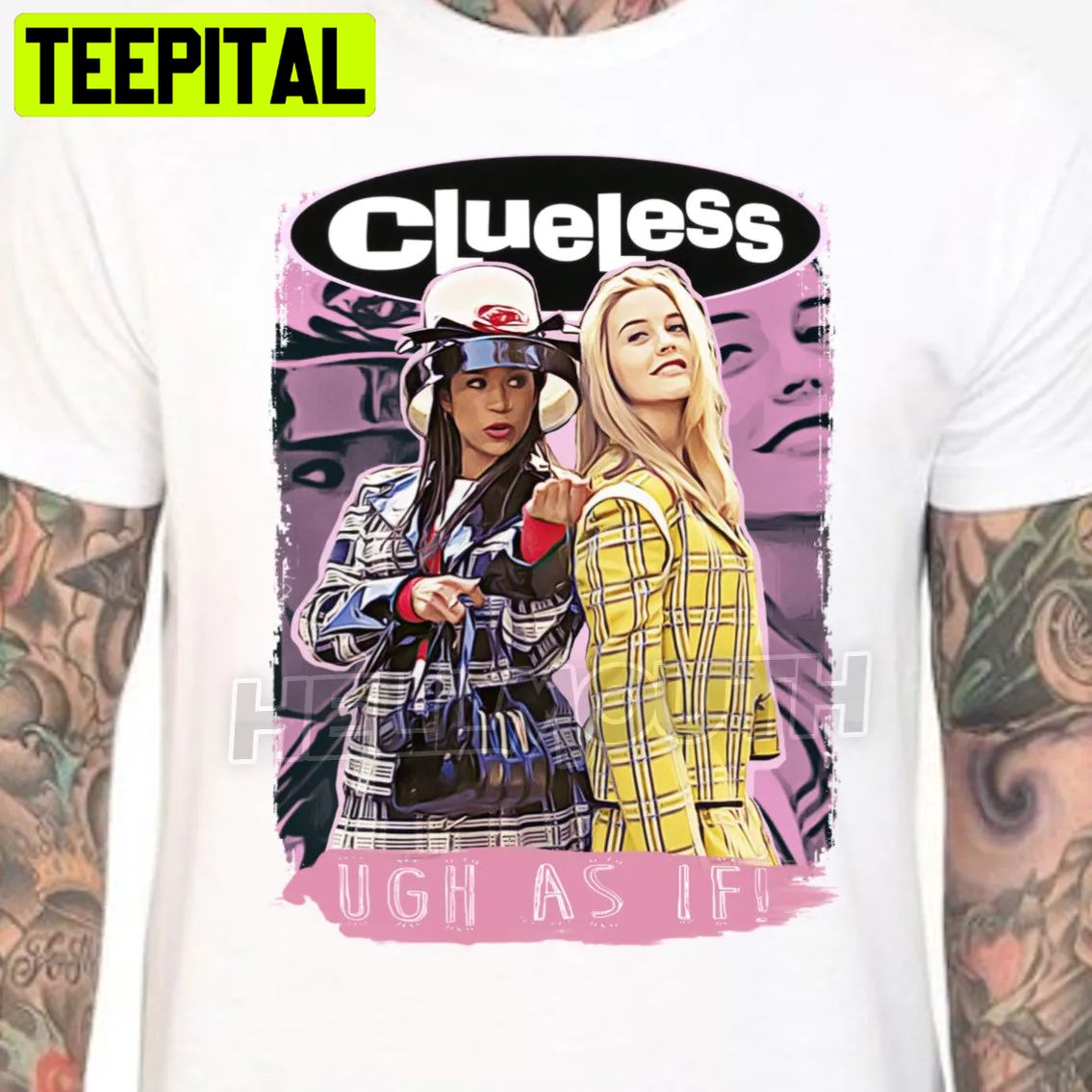 Clueless White Alicia Silverstone Cher Stacey Dash Dionne 90's Halloween Trending Unsiex T-Shirt Clueless White Alicia Silverstone Cher Stacey Dash Dionne 90's Halloween Trending Unsiex T-Shirt