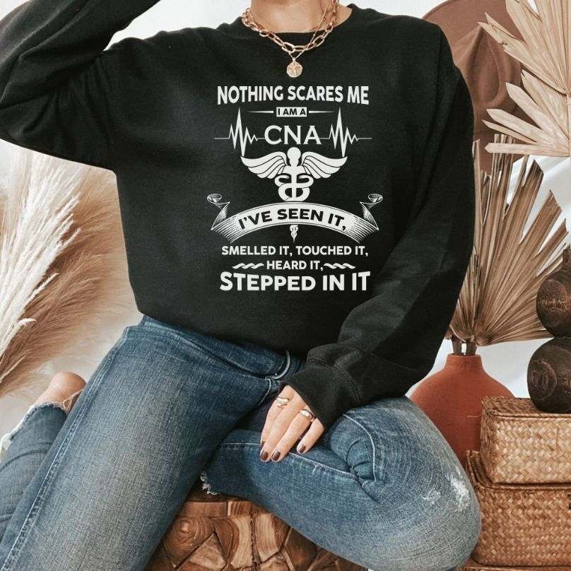 CNA Nursing Student Sweatshirt CNA Nursing Student Sweatshirt