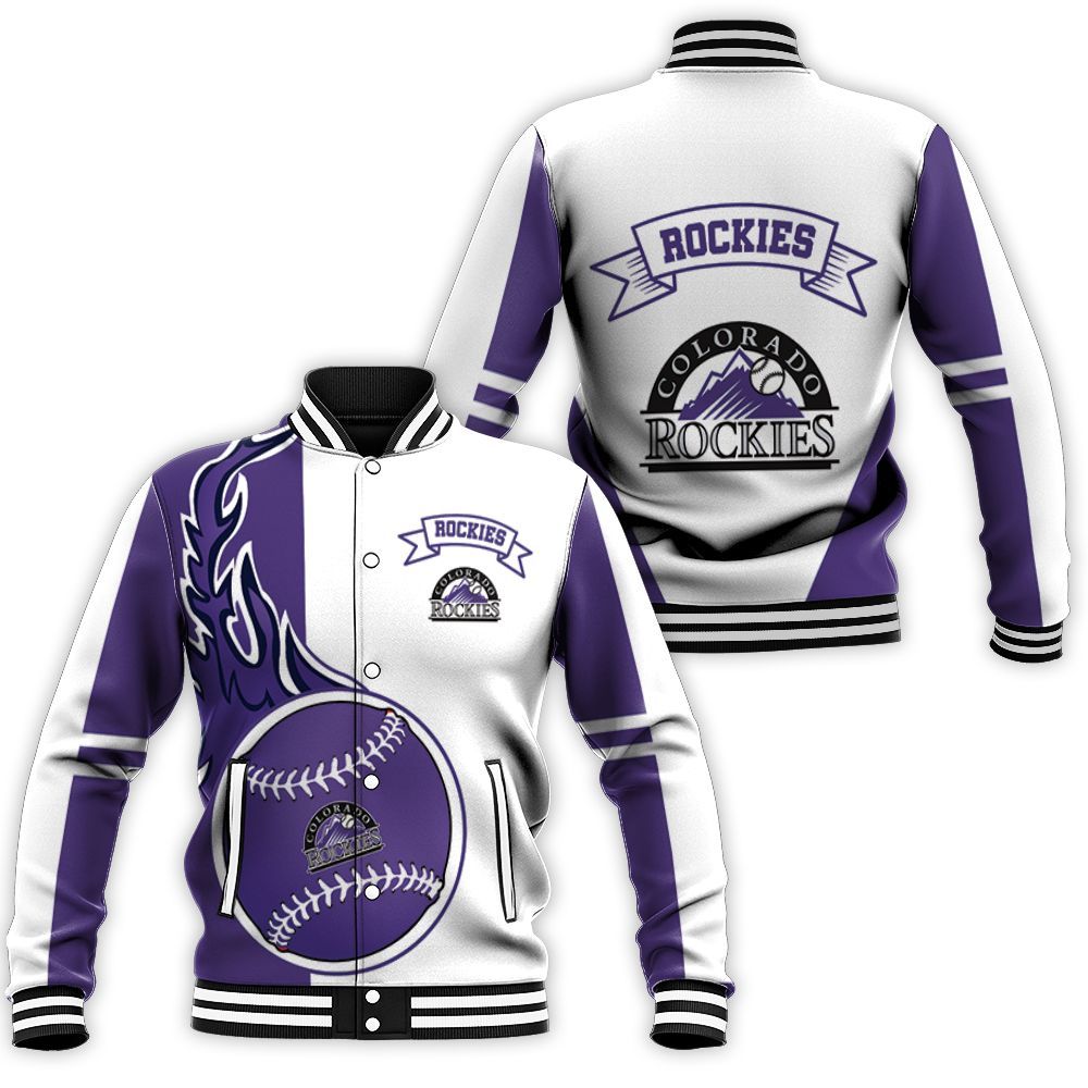 Colorado Rockies 3d Baseball Jacket Colorado Rockies 3d Baseball Jacket