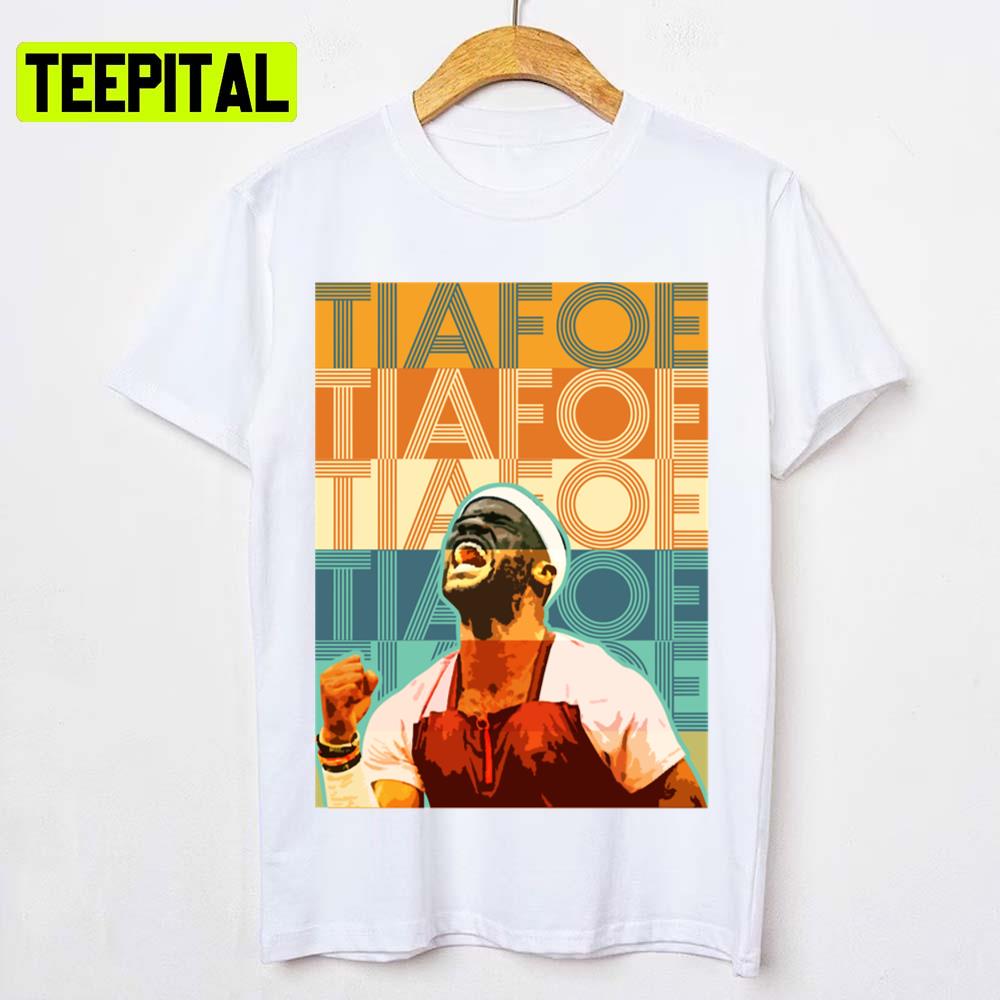 Colorful Art Tennis Frances Tiafoe Unisex T-Shirt Colorful Art Tennis Frances Tiafoe Unisex T-Shirt