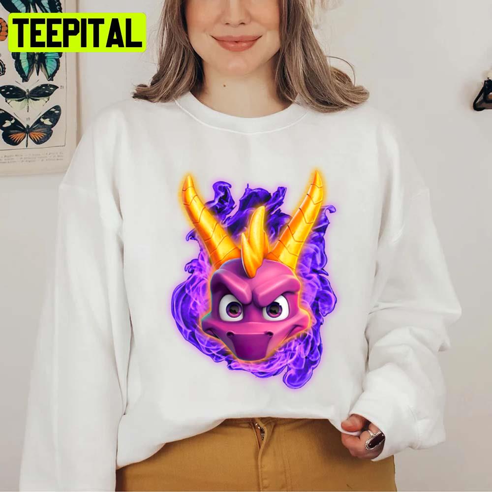 Cool Spyro The Dragon Animated Art Unisex T-Shirt Cool Spyro The Dragon Animated Art Unisex T-Shirt