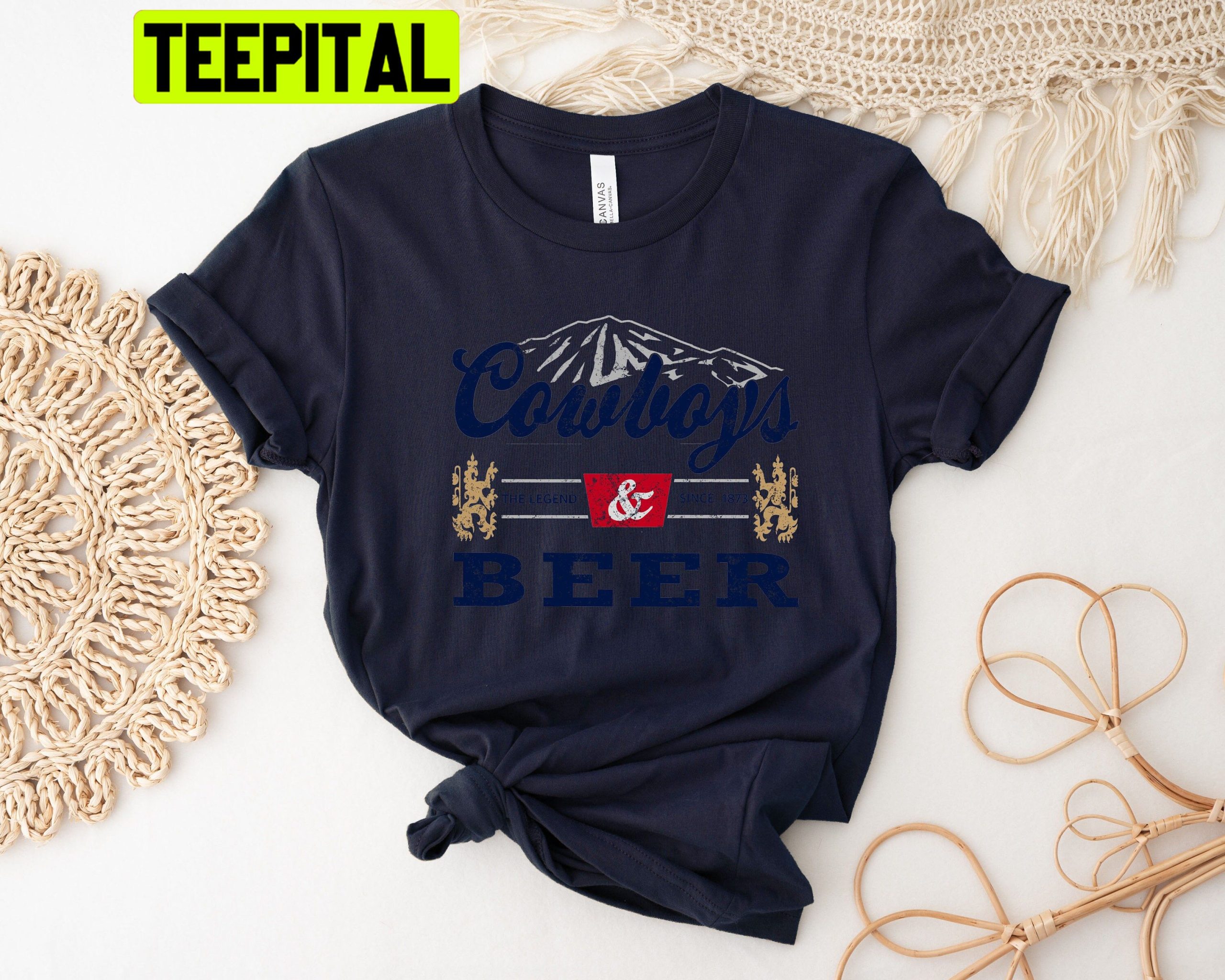 Cowboys And Beer Trending Unisex Shirt Cowboys And Beer Trending Unisex Shirt