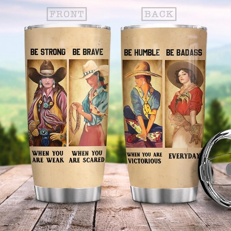 Cowgirl Motivation Stainless Steel Cup Cowgirl Motivation Stainless Steel Cup