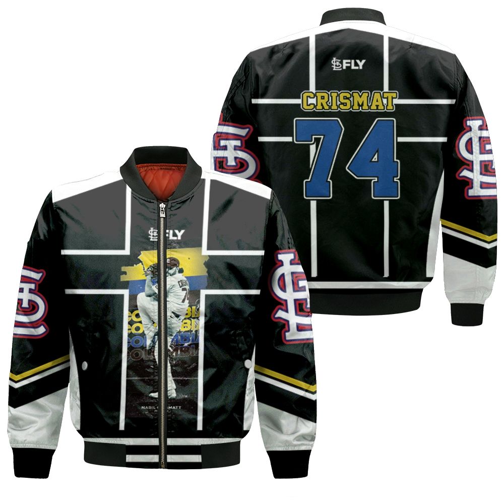 Crismat 74 Of The St Louis Cardinals Bomber Jacket Crismat 74 Of The St Louis Cardinals Bomber Jacket