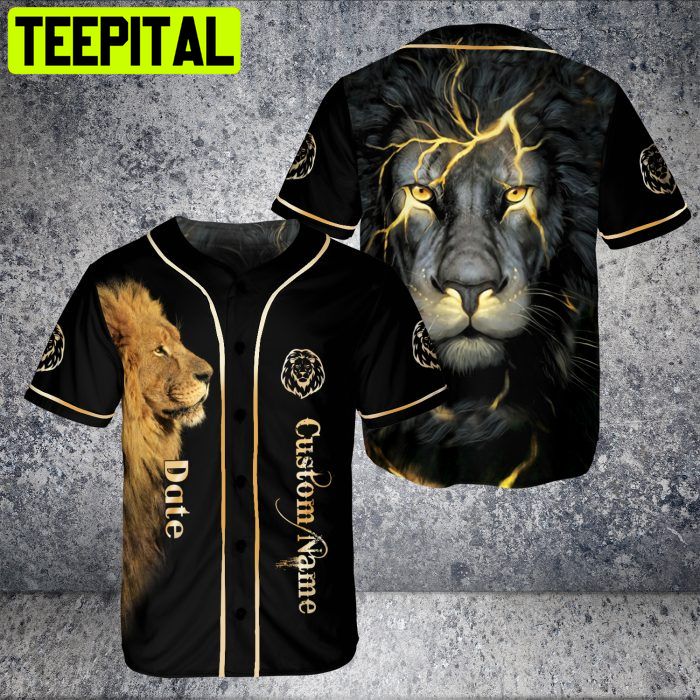 Custom Name MayOctober Lion King Custom Date Birthday Gift Baseball Jersey Custom Name MayOctober Lion King Custom Date Birthday Gift Baseball Jersey
