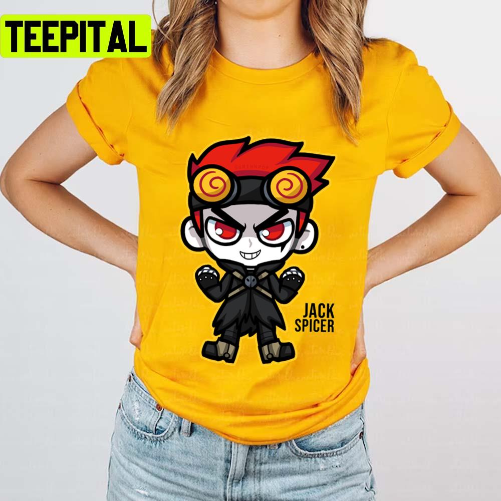 Cute Chibi Of Jack Spicer Illustration Unisex T-Shirt Cute Chibi Of Jack Spicer Illustration Unisex T-Shirt