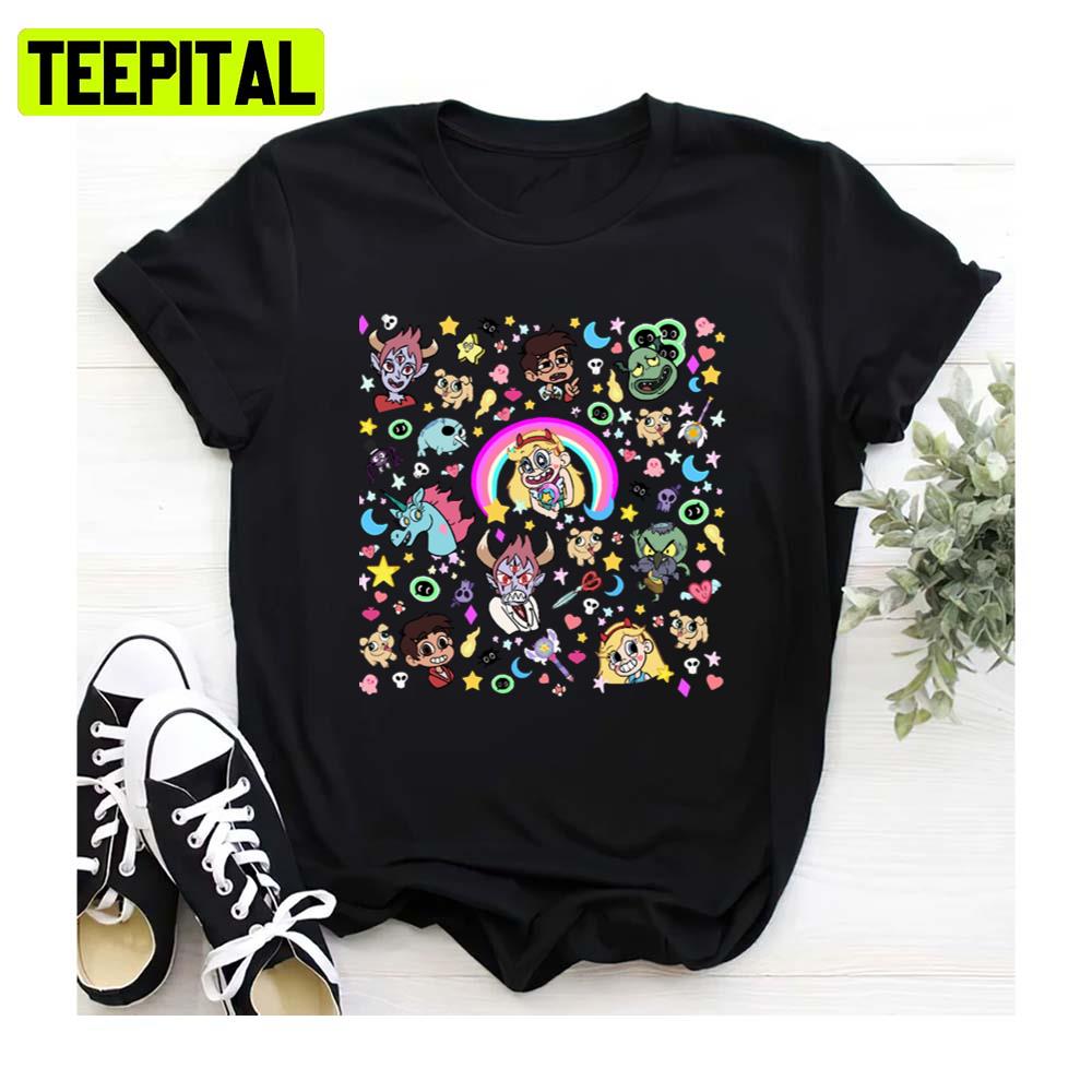 Cute Design Of Cartoon Star Vs The Forces Of Evil Unisex Sweatshirt Cute Design Of Cartoon Star Vs The Forces Of Evil Unisex Sweatshirt