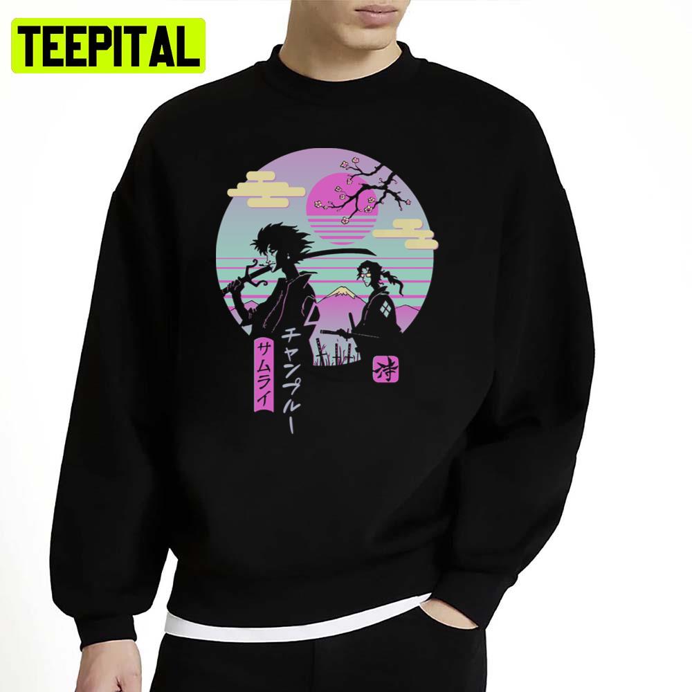 Cute Design Of Samurai Champloo Unisex Sweatshirt Cute Design Of Samurai Champloo Unisex Sweatshirt