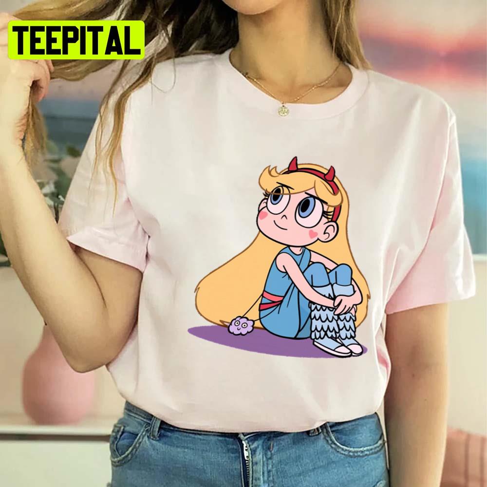 Cute Face Star Sitting Star Vs The Forces Of Evil Unisex Sweatshirt Cute Face Star Sitting Star Vs The Forces Of Evil Unisex Sweatshirt