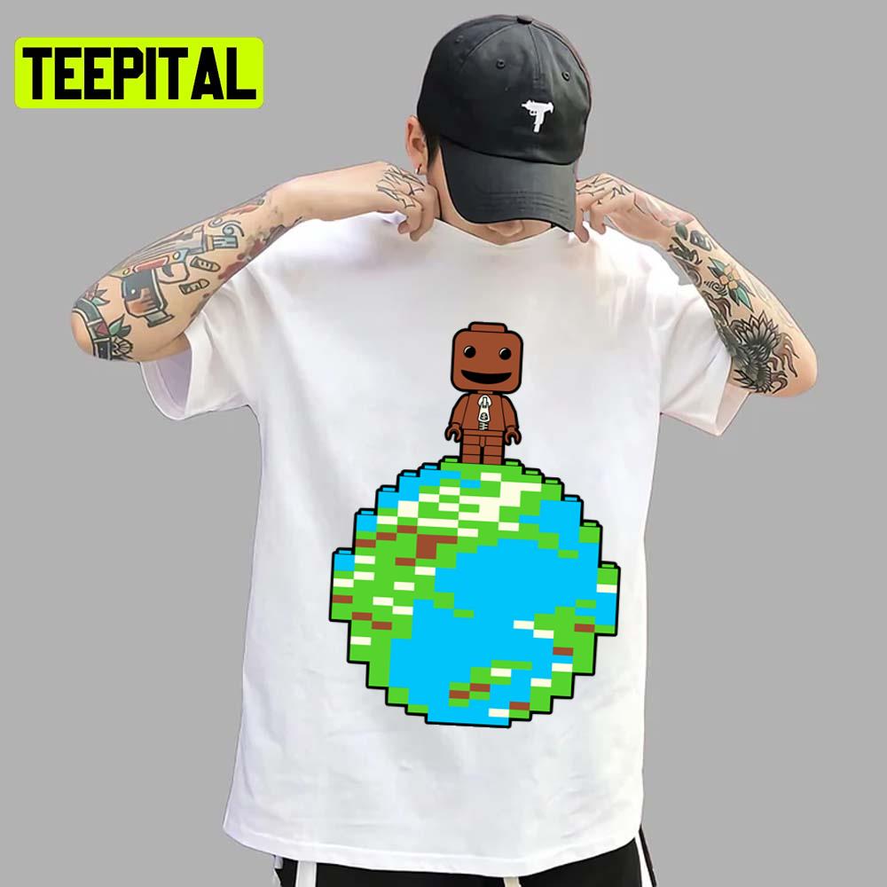 Cute Little Block Planet Sackboy Kids Game Unisex T-Shirt Cute Little Block Planet Sackboy Kids Game Unisex T-Shirt
