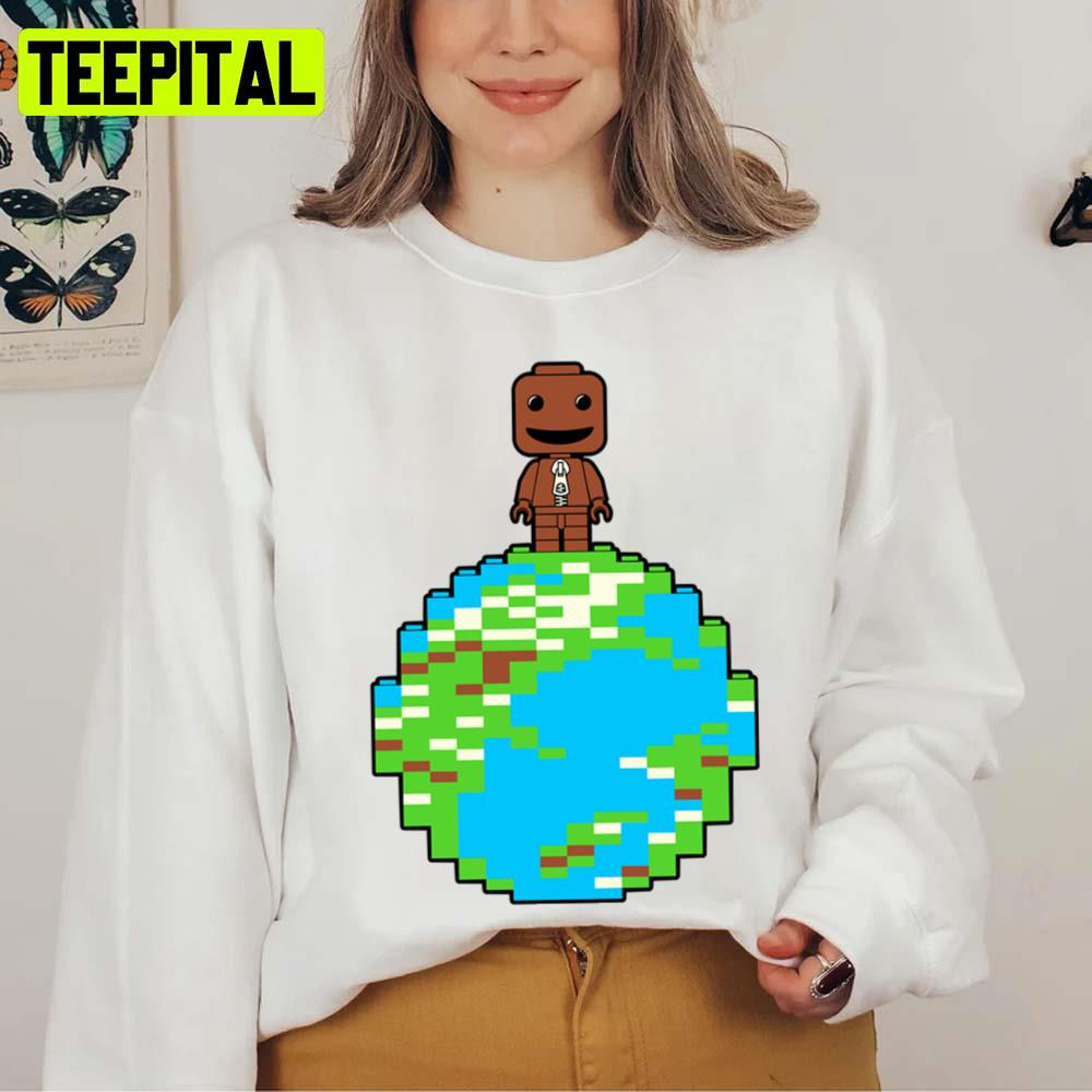 Cute Little Block Planet Sackboy Kids Game Unisex T-Shirt Cute Little Block Planet Sackboy Kids Game Unisex T-Shirt