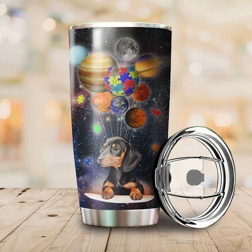 Dachshund Autism Balloon Stainless Steel Cup Dachshund Autism Balloon Stainless Steel Cup