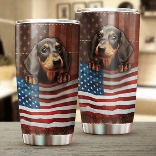 Dachshund Dog American Stainless Steel Cup Dachshund Dog American Stainless Steel Cup