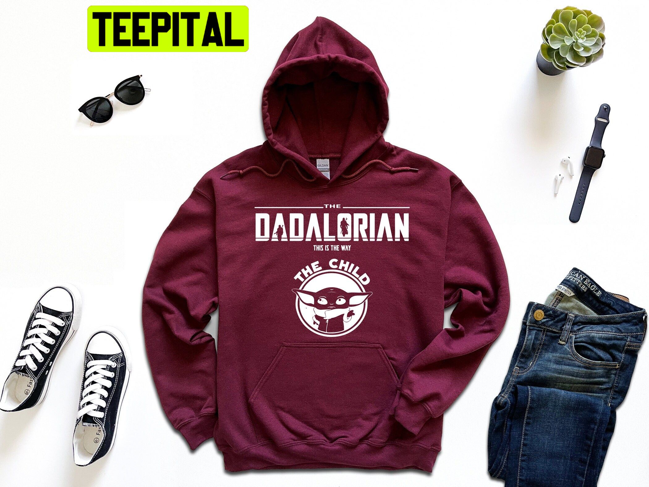Dadalorian The Child Matching Trending Unisex Hoodie Dadalorian The Child Matching Trending Unisex Hoodie
