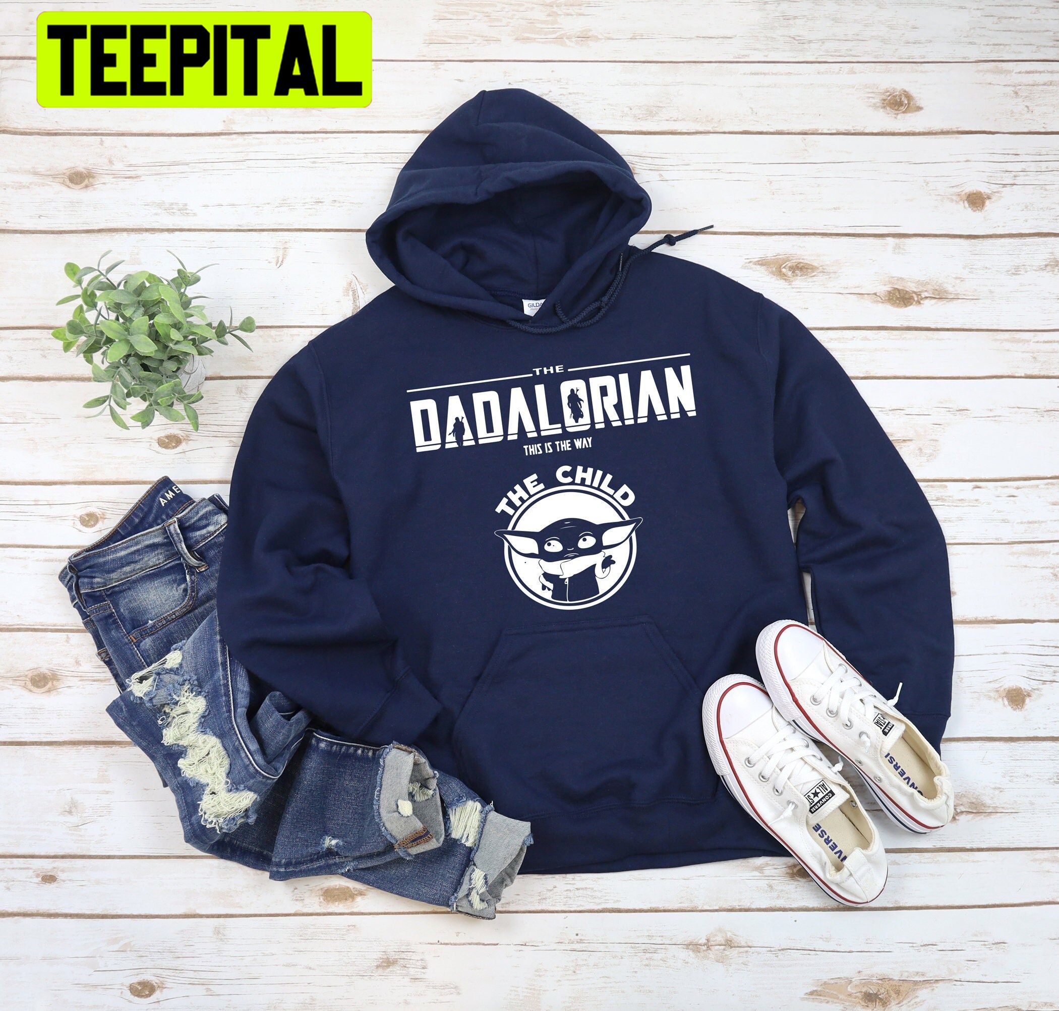 Dadalorian The Child Matching Trending Unisex Hoodie Dadalorian The Child Matching Trending Unisex Hoodie