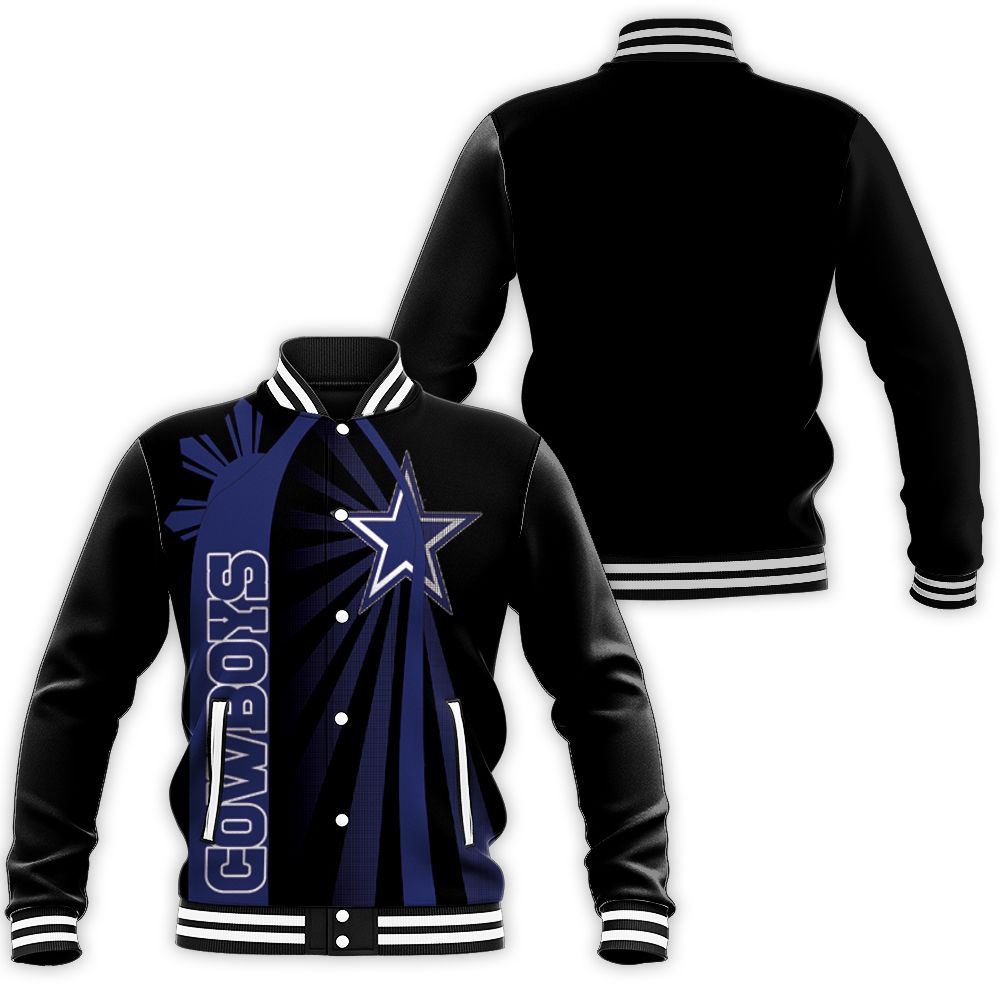 Dallas Cowboys 3d Baseball Jacket Dallas Cowboys 3d Baseball Jacket
