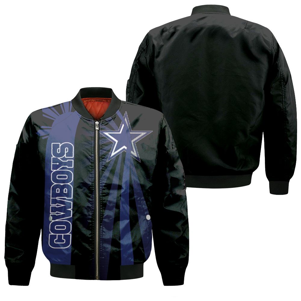 Dallas Cowboys 3d Jersey Bomber Jacket Dallas Cowboys 3d Jersey Bomber Jacket